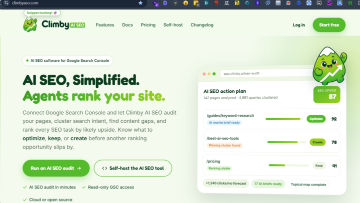 OpenSource: Climby AI SEO is coming soon