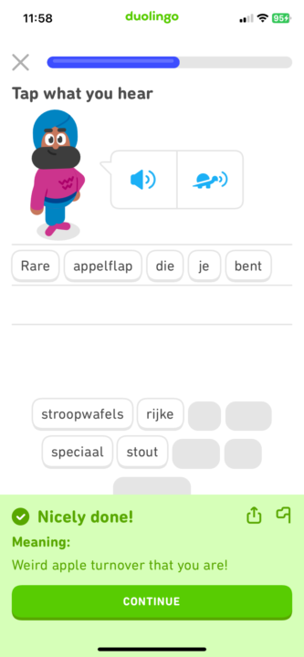 Leren Nederlands met Duolingo 