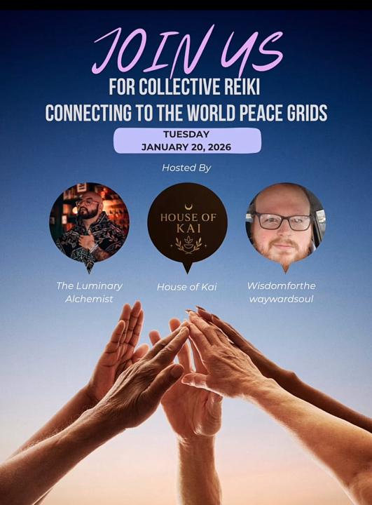 Opportunity to join in sending Reiki to the World Peace Grids 🌍