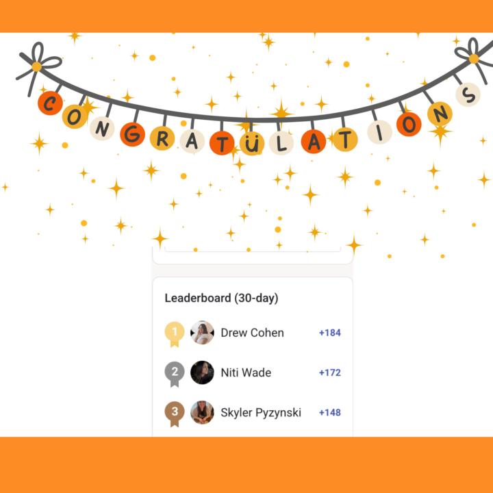 ✨ March Community Leaderboard Winners 🎉 ✨