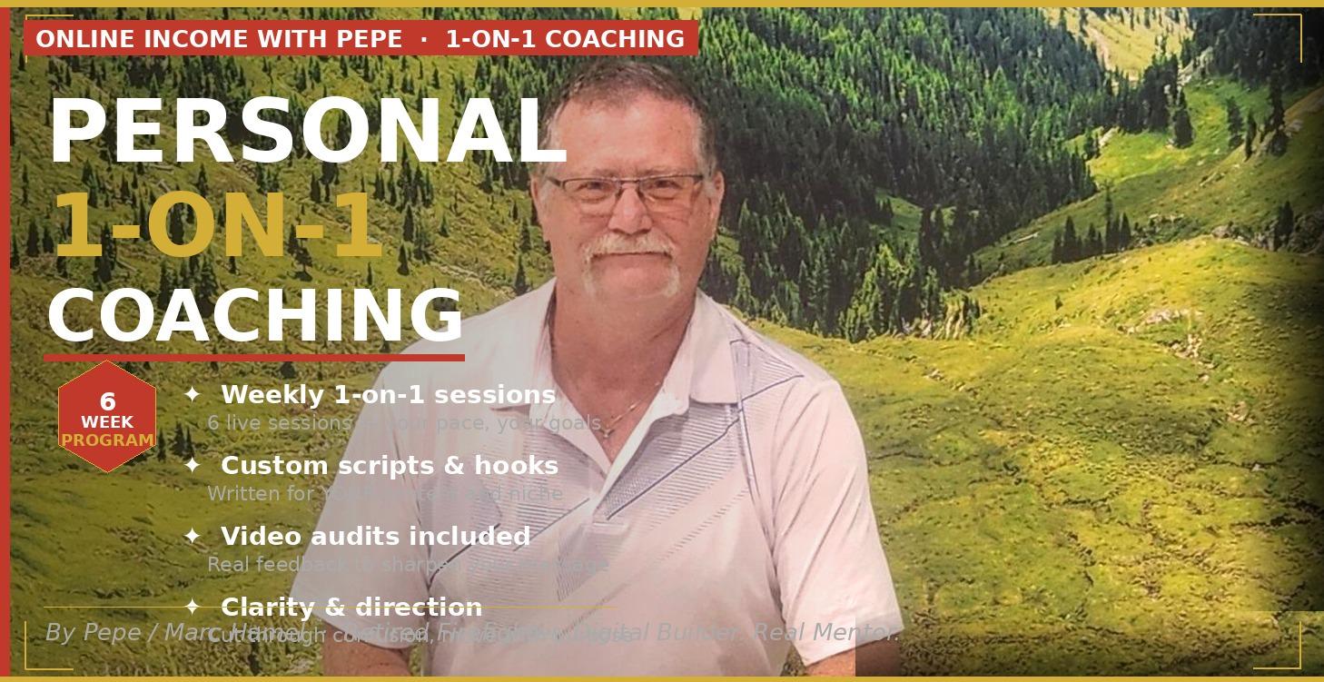 One on one training