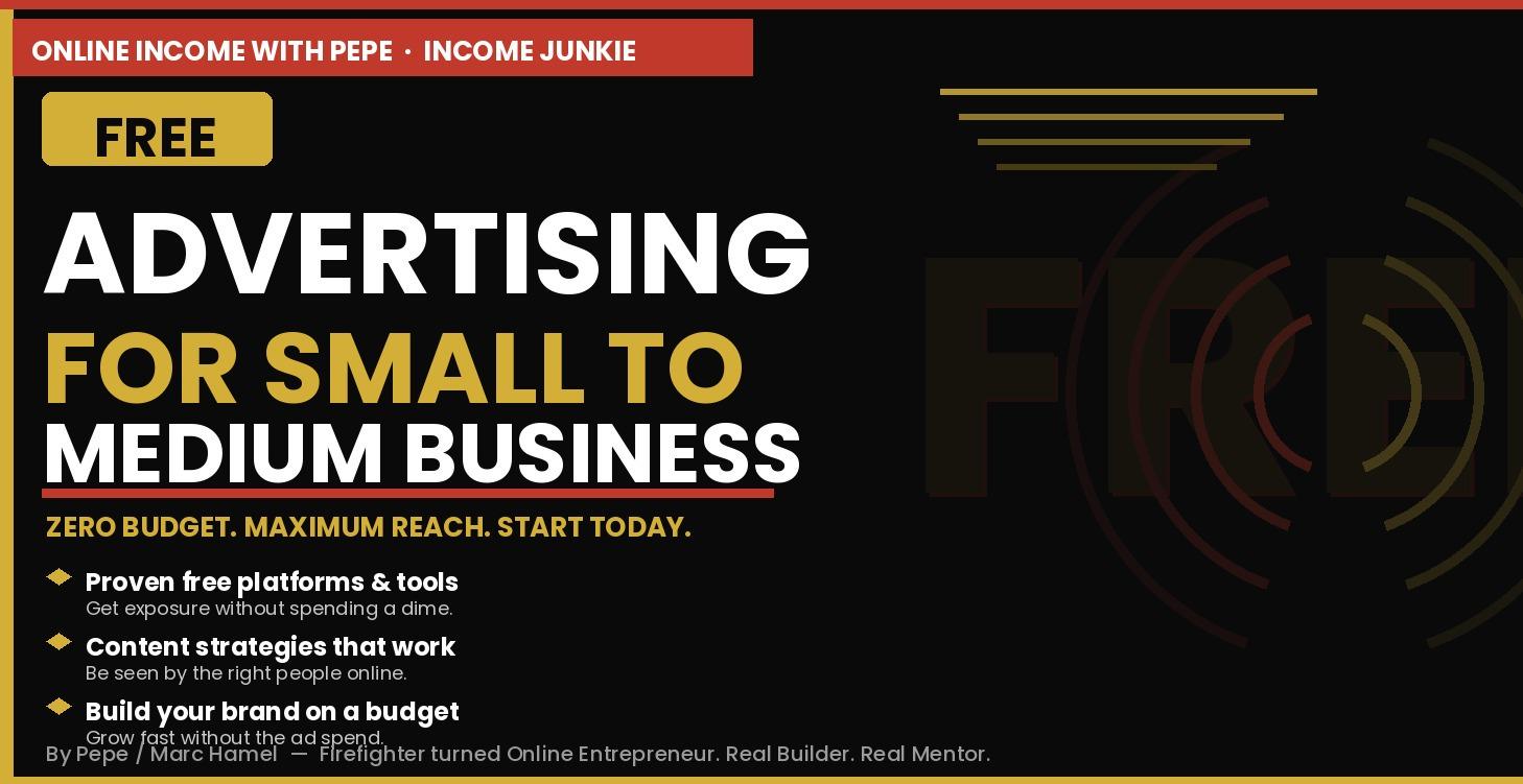 FREE Advertising for small to medium business