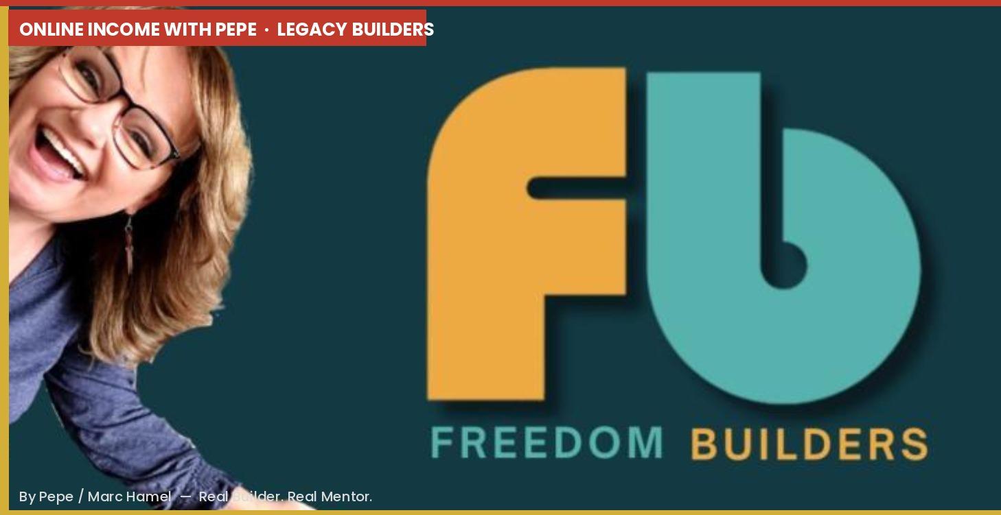 Freedom Builders access page