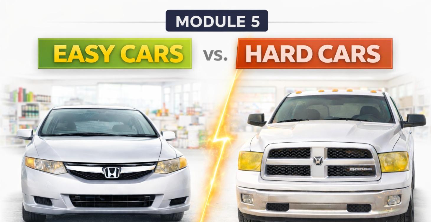 Easy vs. Hard Cars