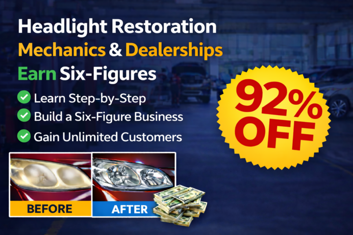 Breaking Into Shops & Dealerships: Live Headlight Restoration Training