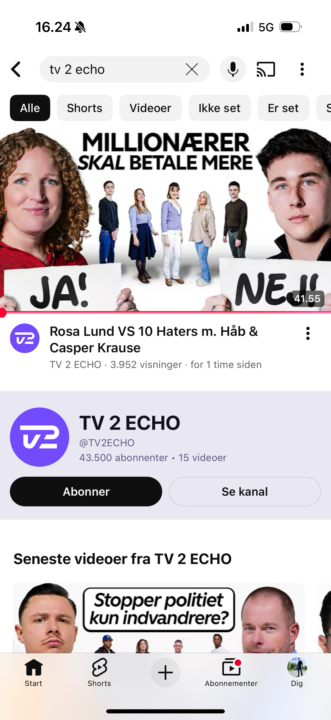 Jeg debatterede med Rosa Lund fra Enhedslisten!