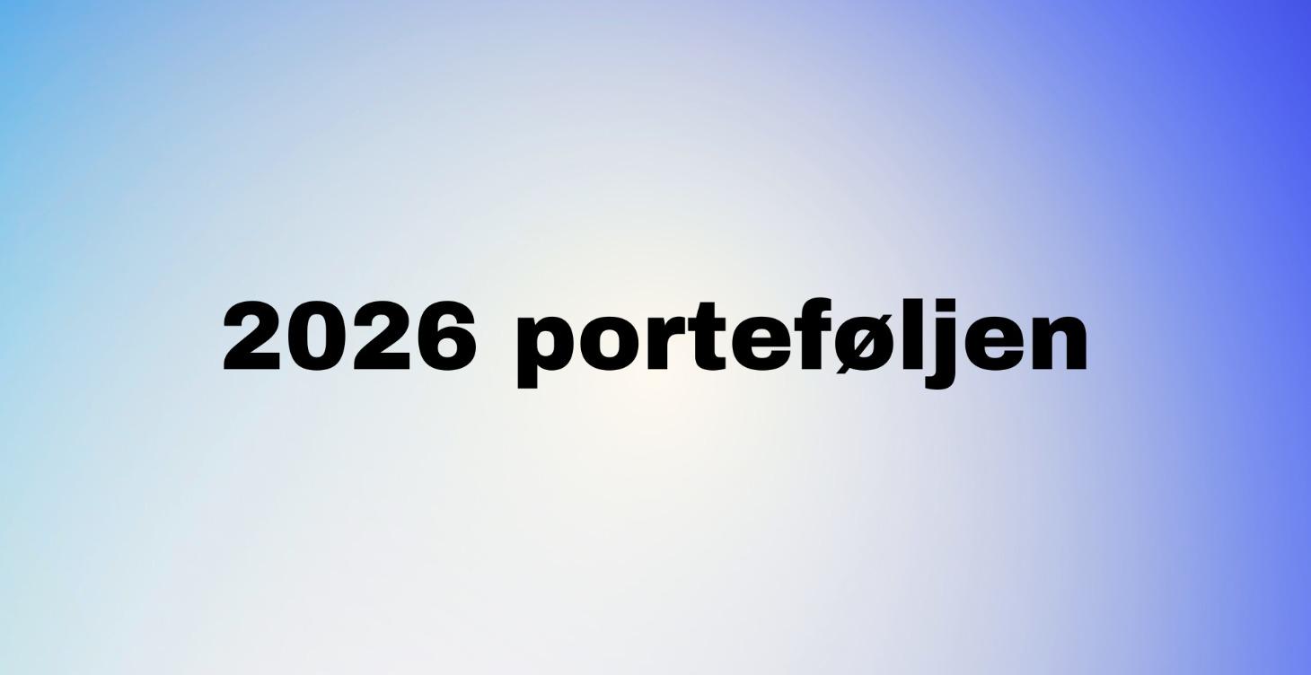 2026 porteføljen