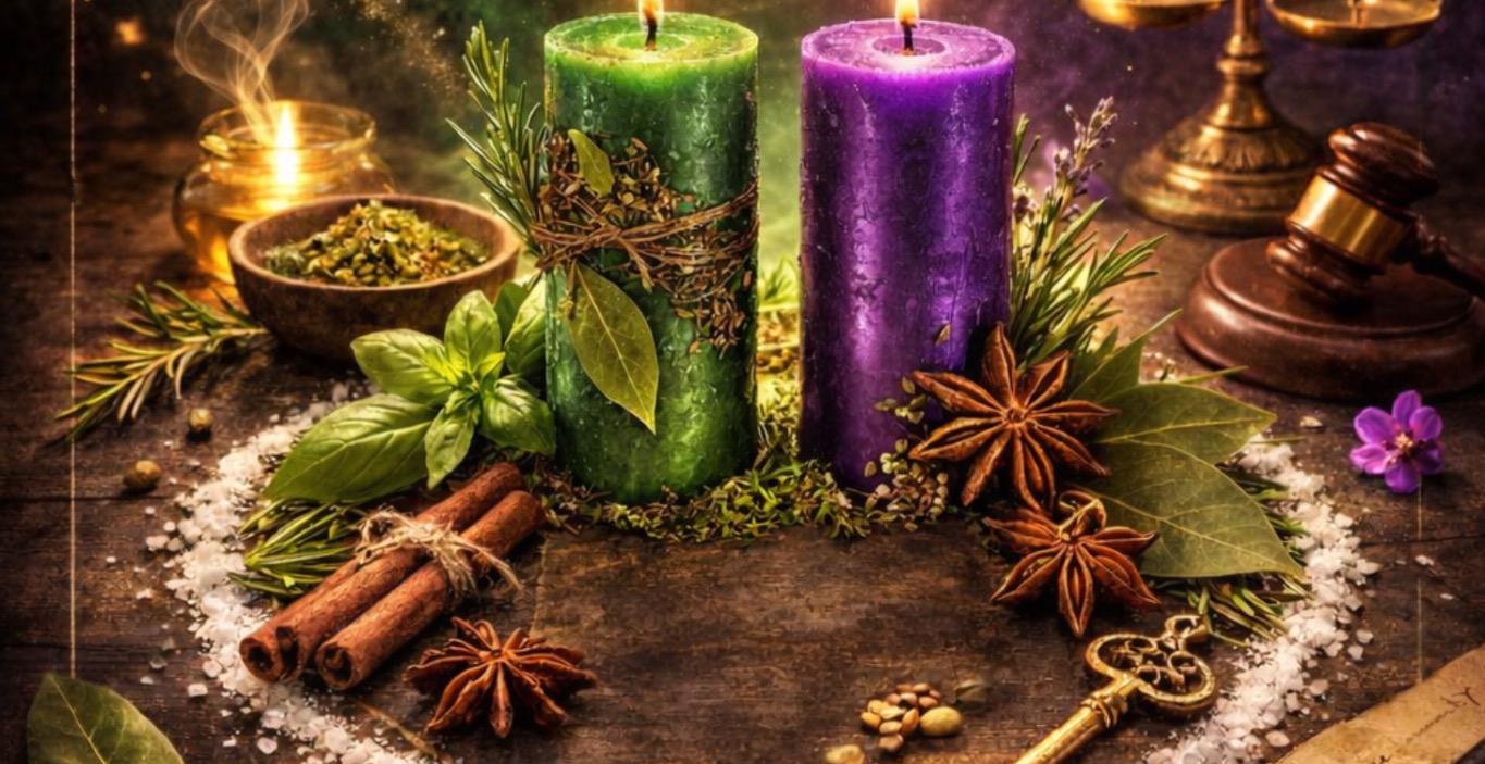 SagFlow Open Roads & Protection Candle Ritual