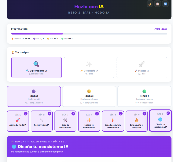 Dia 7 - Ronda completada!