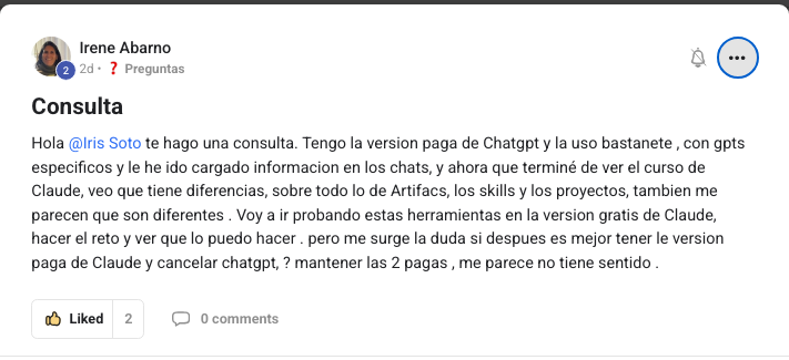 Pregunta que probablemente tengas en la mente 🤖 ChatGPT o Claude: ¿tengo que pagar los dos?