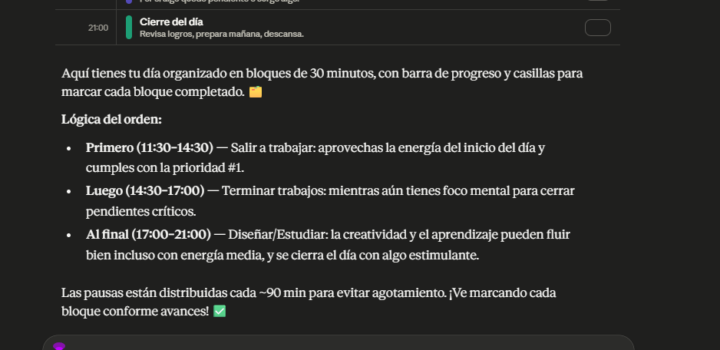 Mi dia 1 Organizado