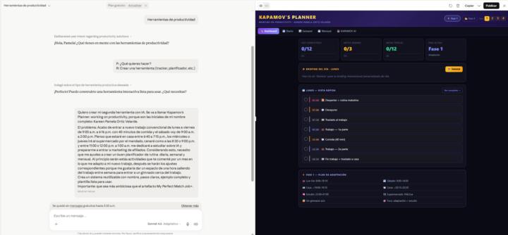 DÍA 5 ⚡ — Mi segunda herramienta: Kapamov’s Planner: working on productivity. 