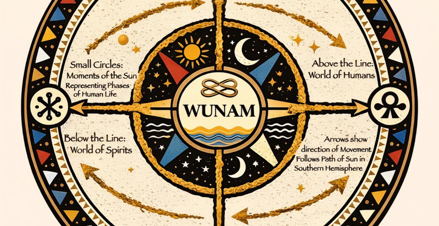 Dikenga also called the Kongo Cosmogram or Yowa