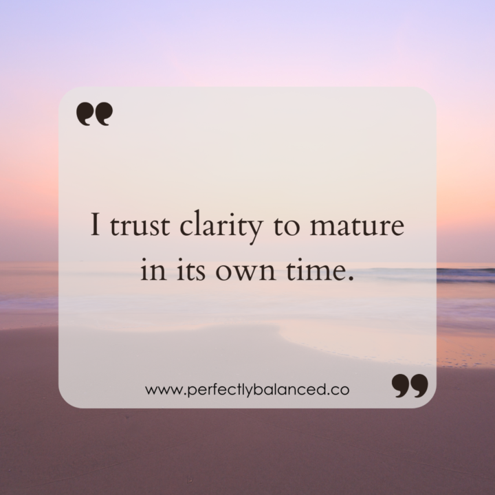 You don’t need to rush understanding.