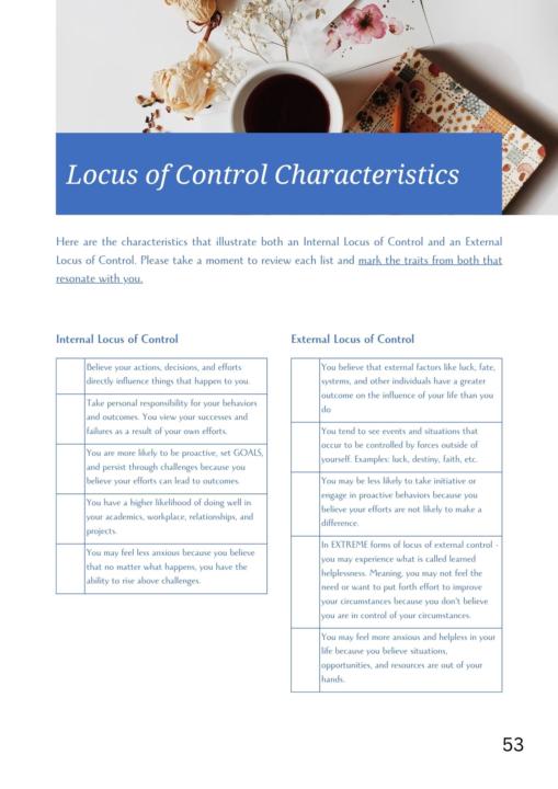 Do you know your locus of control? 