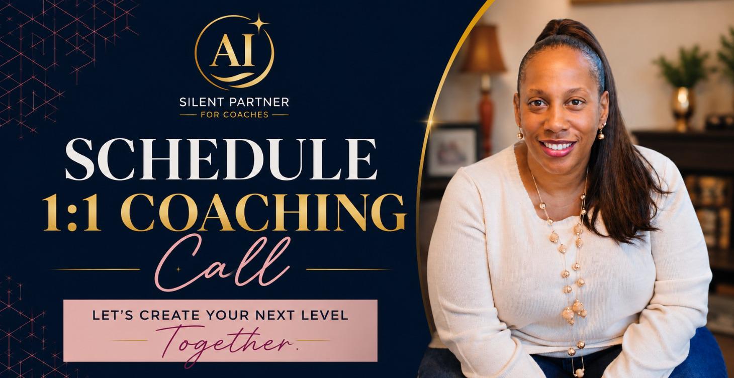 1: 1 Coaching Call (use free discovery call first)