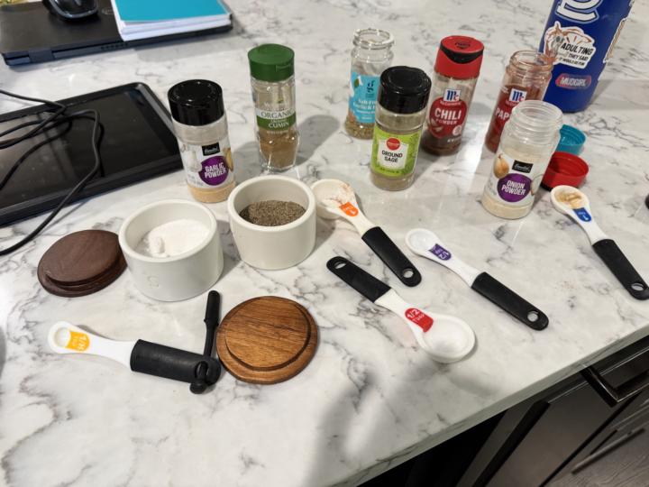 First time - home made taco seasoning 