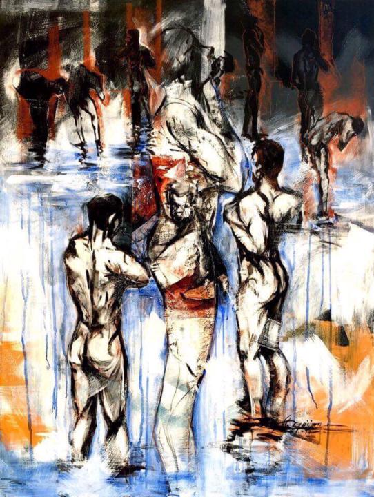  Obra original: “Banho Pós-Guerra” - 2017