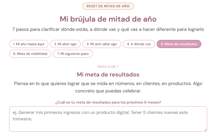 📌 ¿Cuáles son tus Metas de Visibilidad y Resultados?