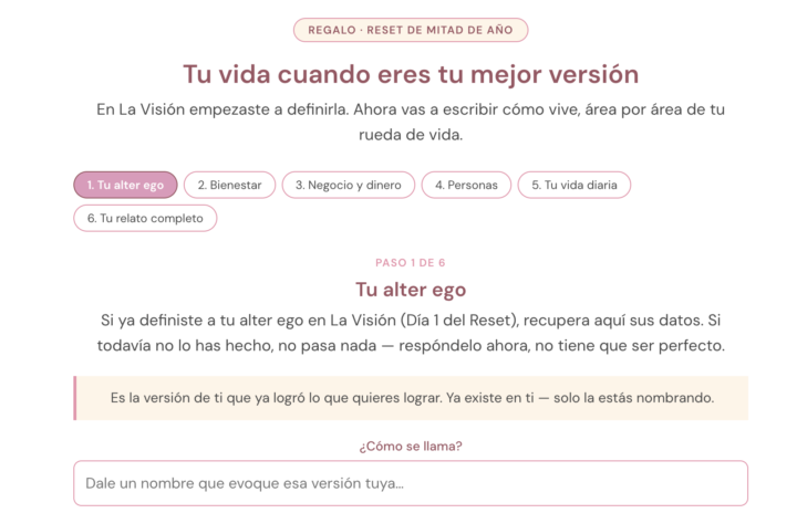 🎁 Un regalo para ti: Crea tu Mejor Versión