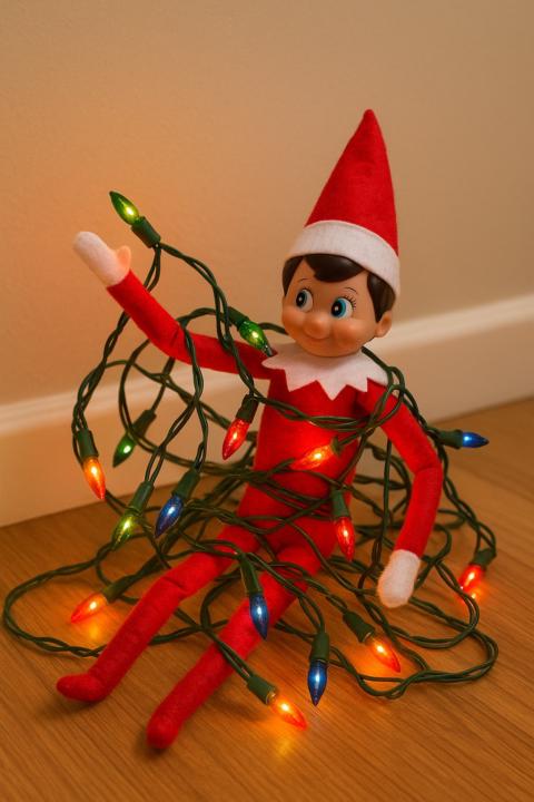 🎅 ELF-ON-THE-SHELF CAPTION CONTEST! 🎄