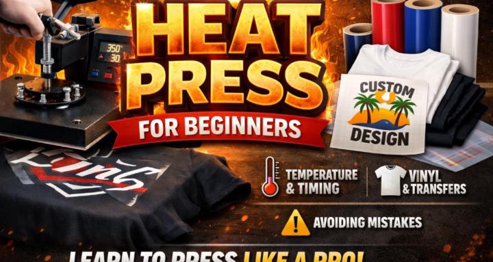 Heat press & embroidery