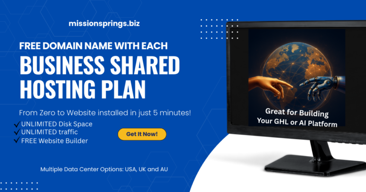 For Domain Names and Website Hosting