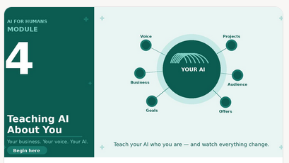 Module #4 Is Loaded - Teaching Your AI About You