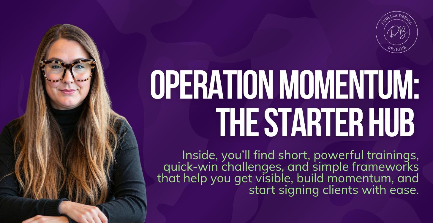 Operation Momentum: The Starter Hub