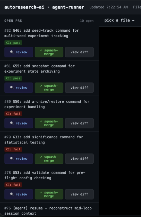 New auto AI agents setup