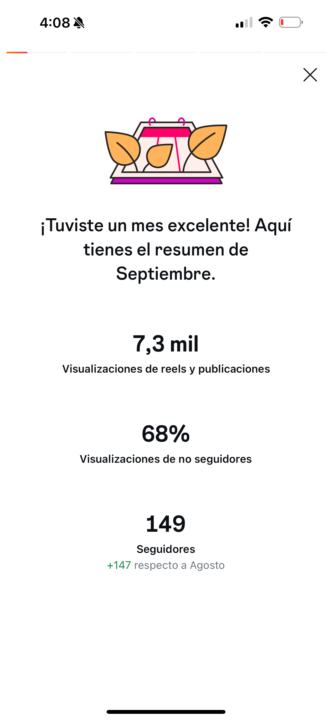 Mi nueva cuenta de Instagram 