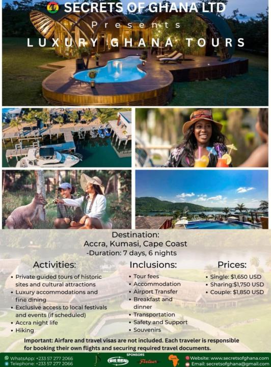 Secrets Of Ghana Travel & Tour LTD