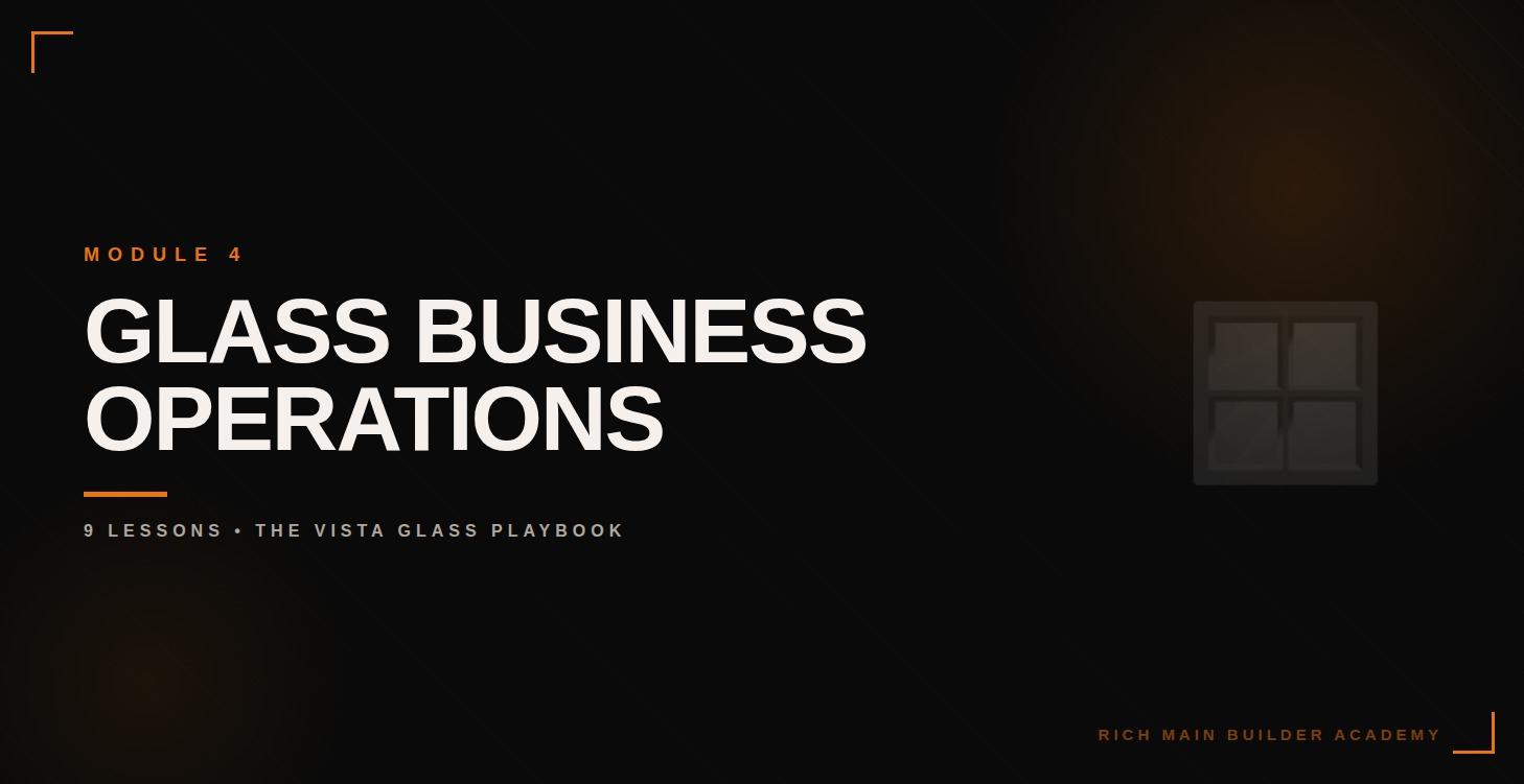 GLASS BUSINESS OPERATIONS