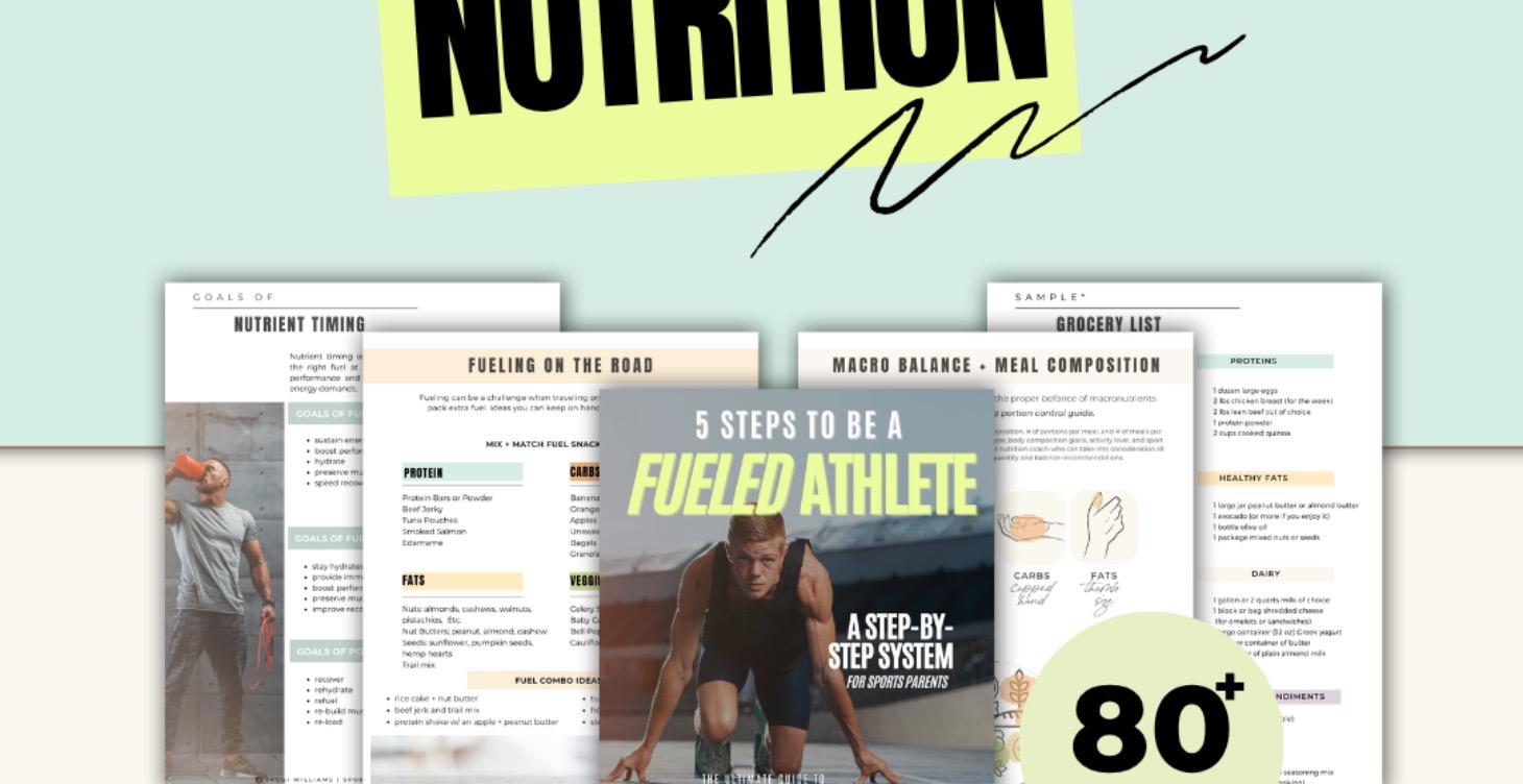 Ultimate Guide to Youth Sports Nutrition {e-book}