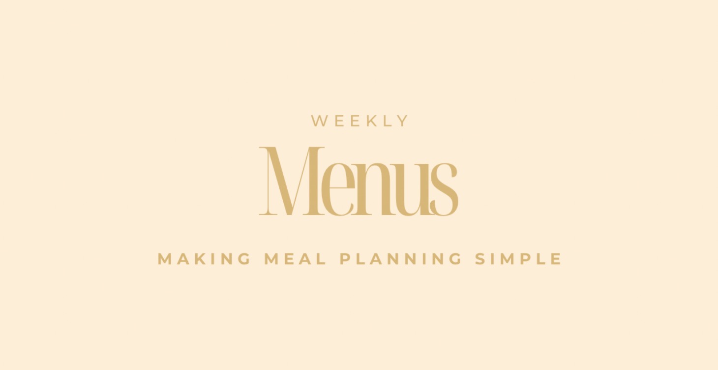 Menus & Meal Plan