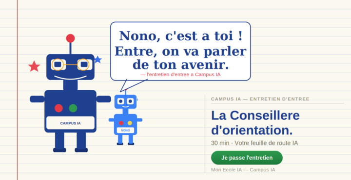Conseillère d'orientation Campus IA