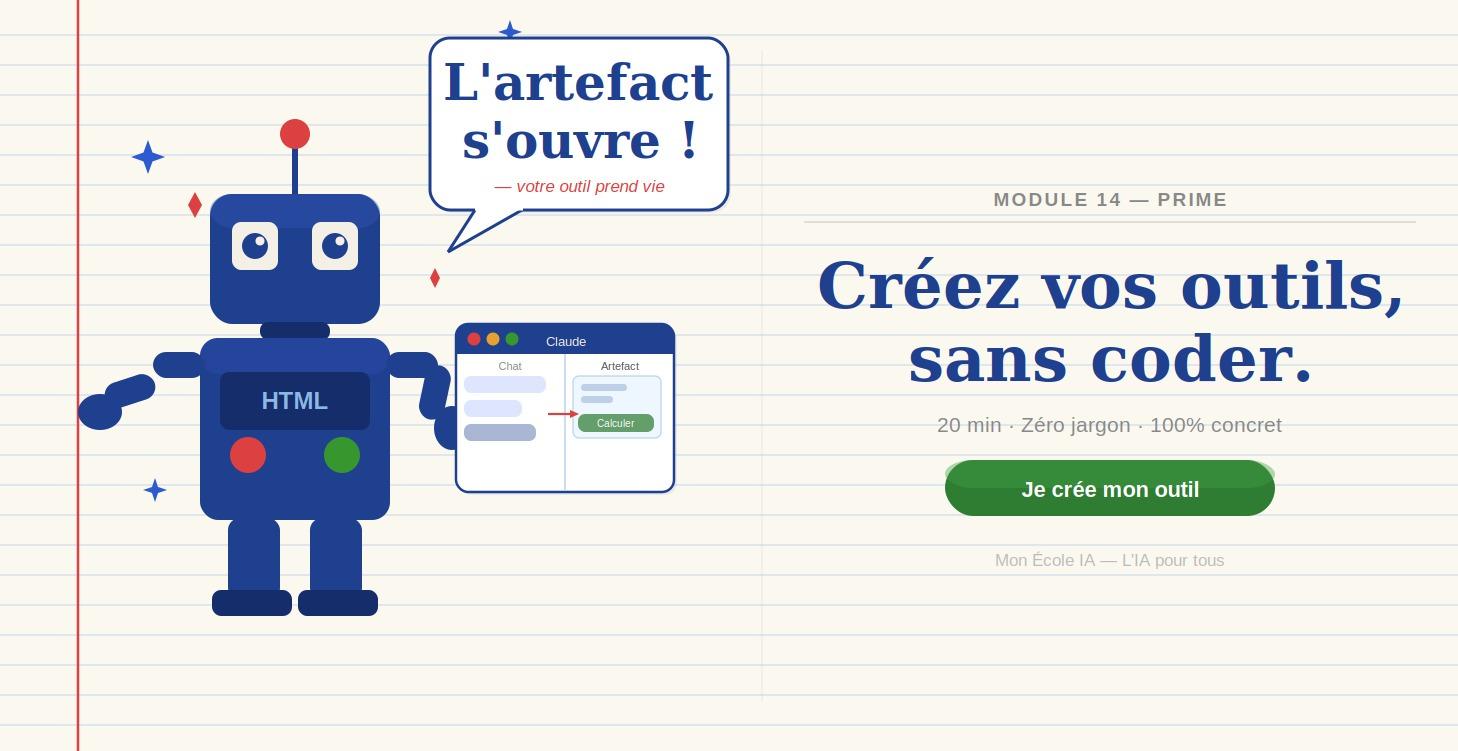 MODULE 15 — Partagez votre outil en ligne