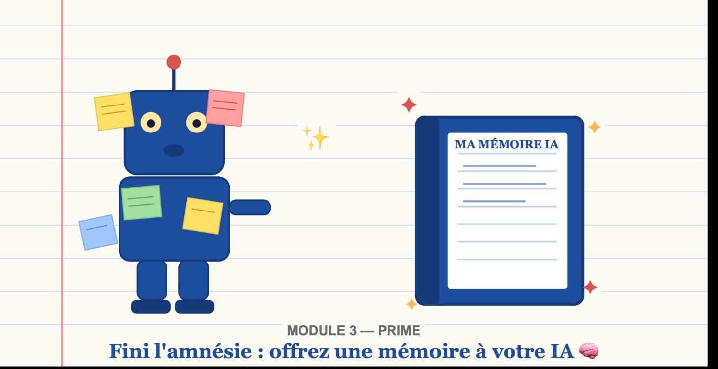 Mod 3  Claude ia : donnez une mémoire à votre IA