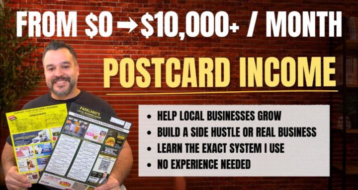 Postcard Income 9x12 Business