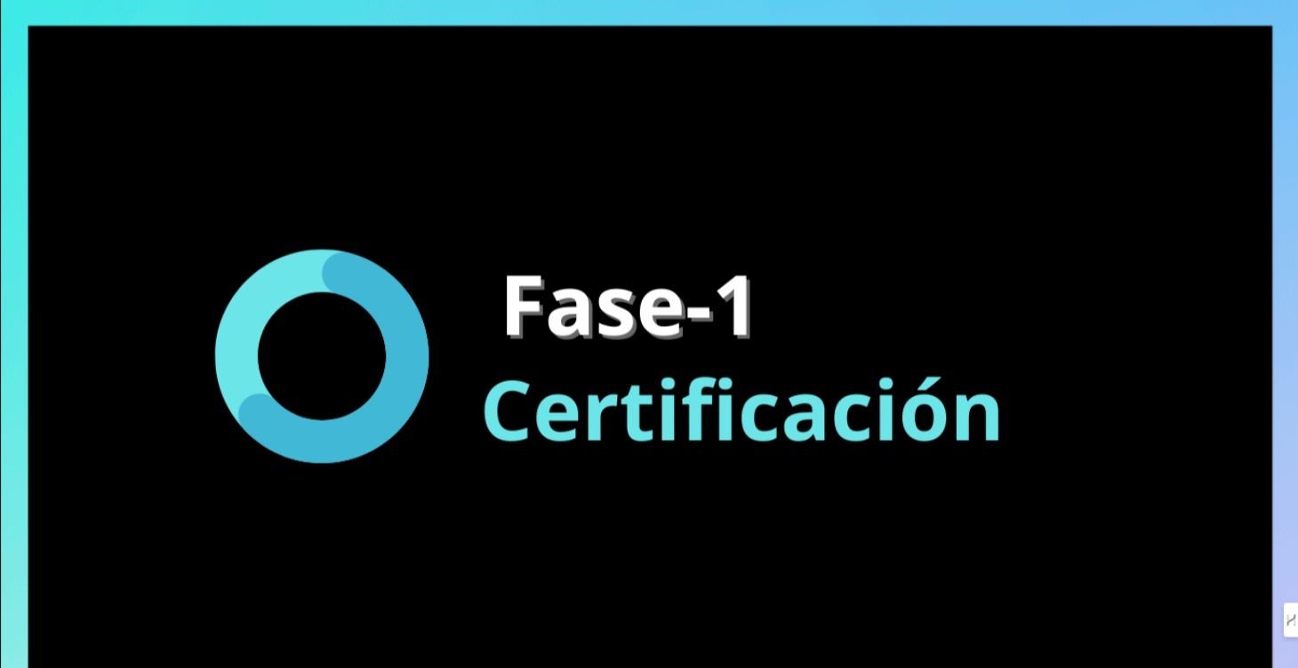 Fase 1 certificacion