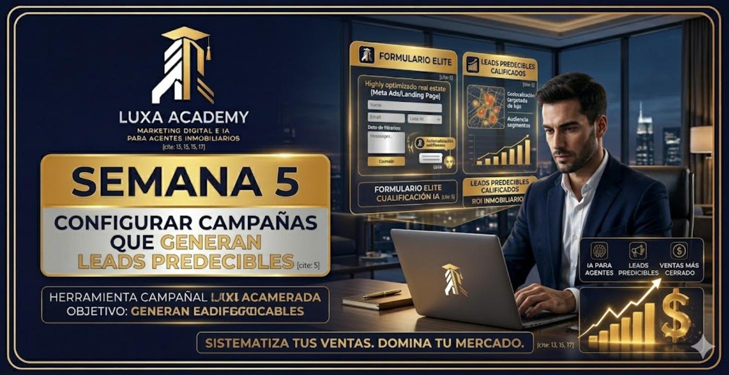 Semana 5: Configura tu primera campaña
