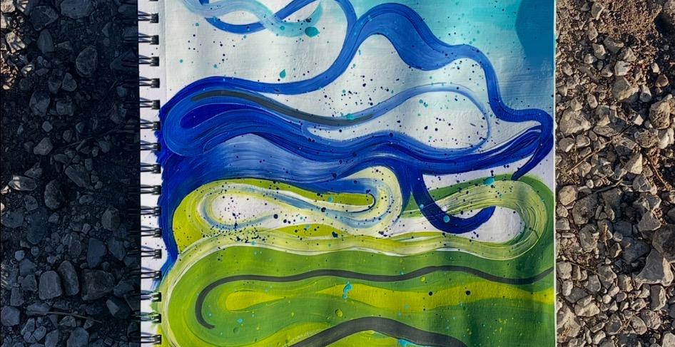 The Art of Slowing Dow: A Mindful Painting Session