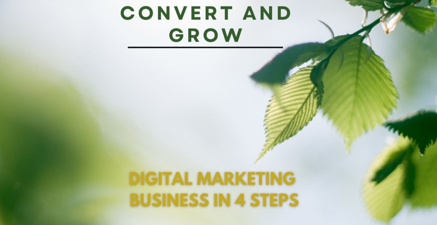 DIGITAL MARKETING IN FOUR STEPS GUIDE