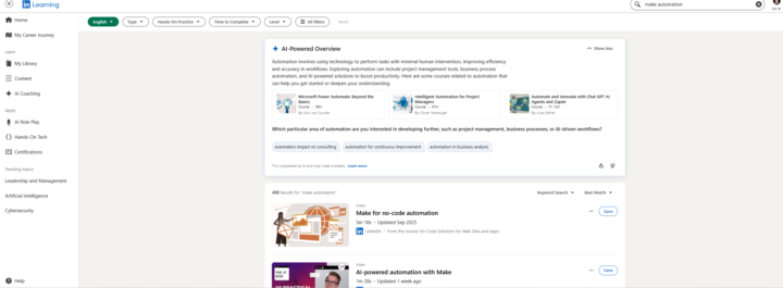 Tip: LinkedIn Learning