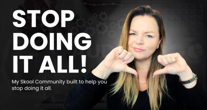 Stop doing it all