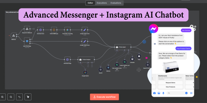 Advanced Messenger + Instagram AI Chatbot System