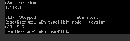 n8n Self host update