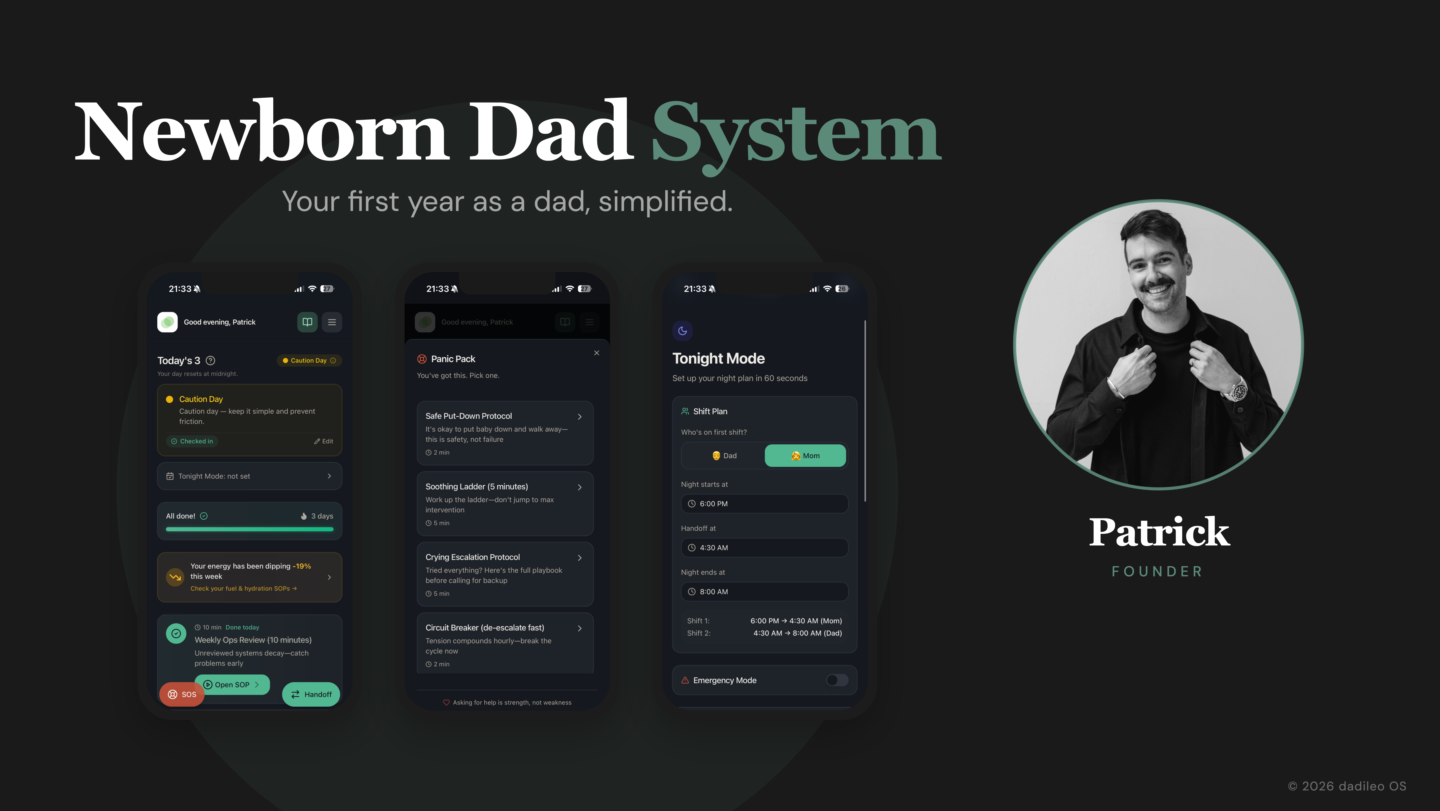 The Newborn Dad System