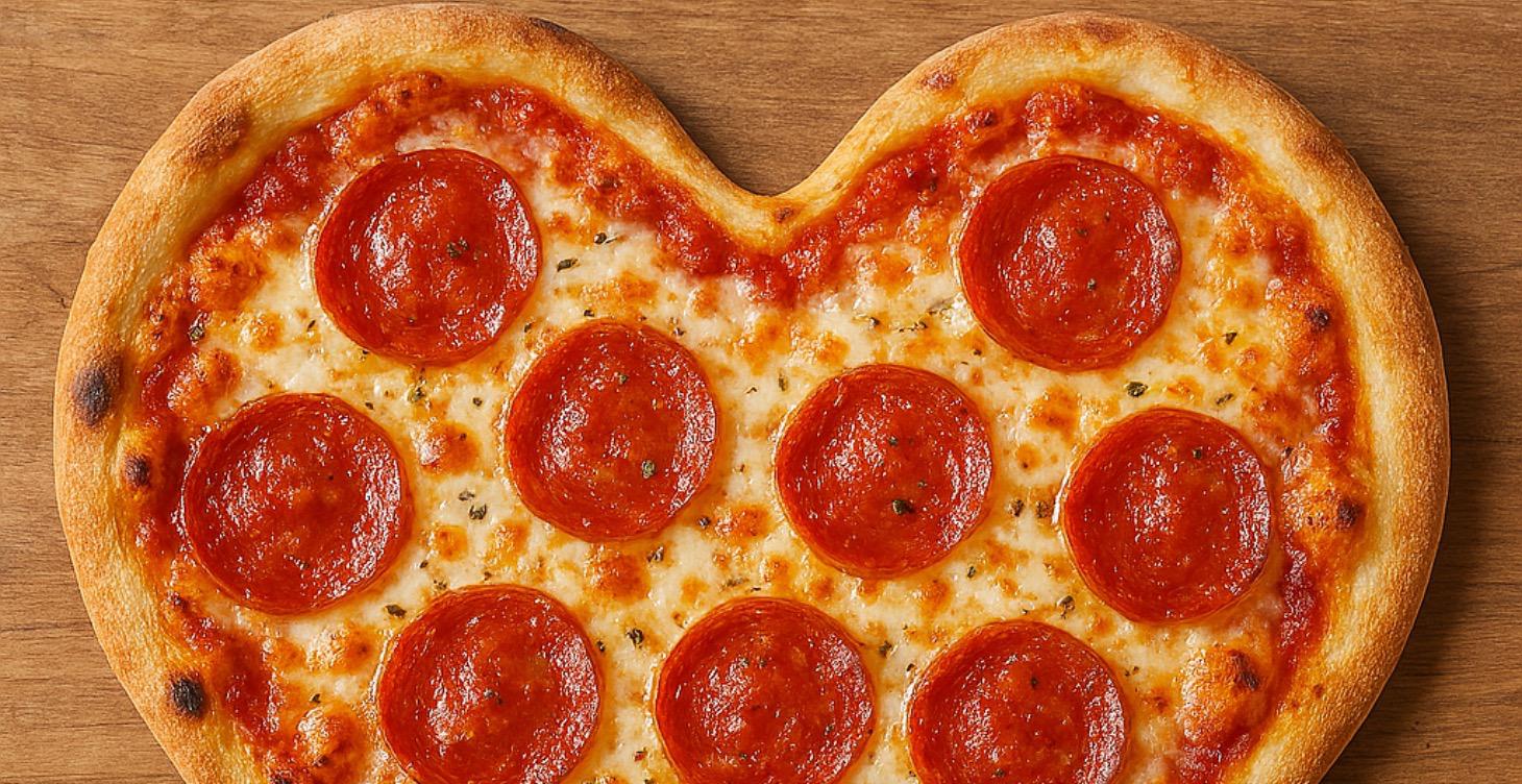 Heart Shape Pizza