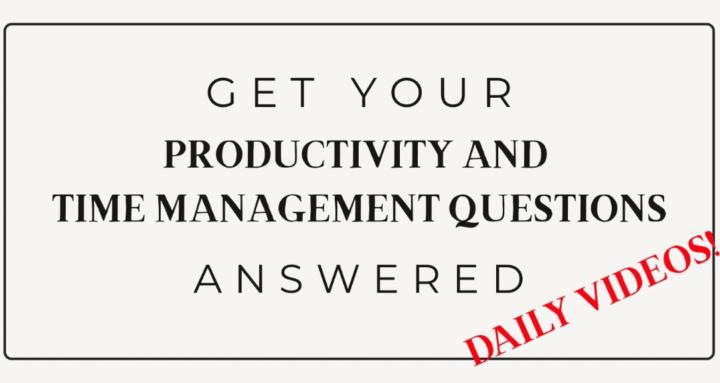 Productivity & Time Management